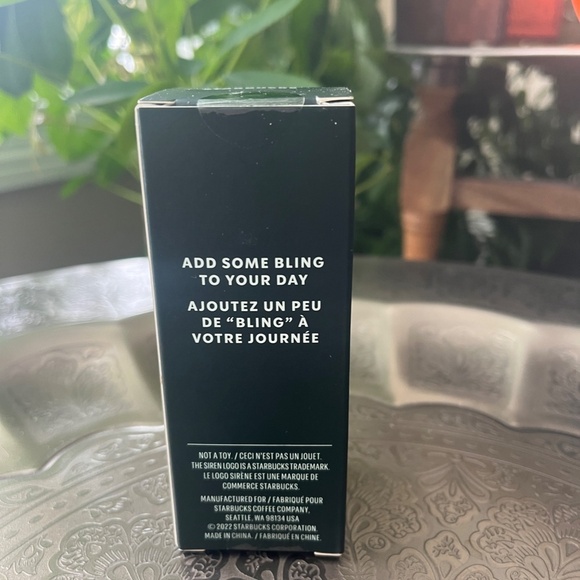 ✨NWT Starbucks Studded DARK GREEN STUDDED Keychain Ornament✨ - Picture 2 of 3